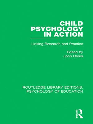 cover image of Child Psychology in Action